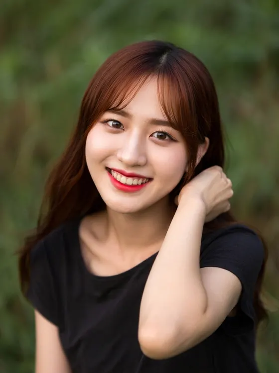 가상모델 #1333 얼굴 원본 4
