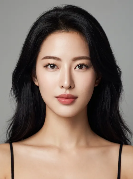 가상모델 #38 얼굴 원본 6