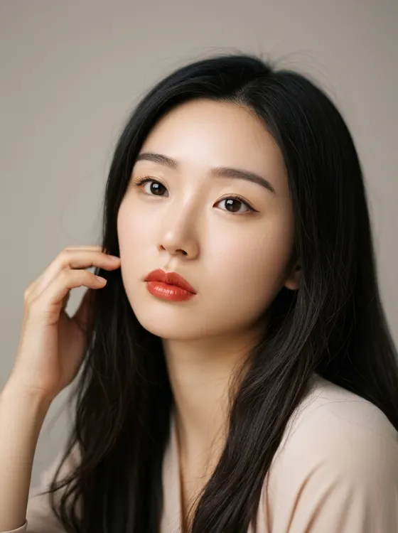 가상모델 #1183 얼굴 원본 8