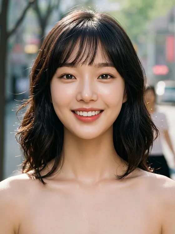 가상모델 #1381 얼굴 원본 3