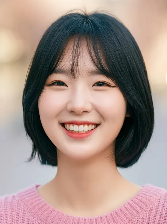 가상모델 #1381 얼굴 원본 8