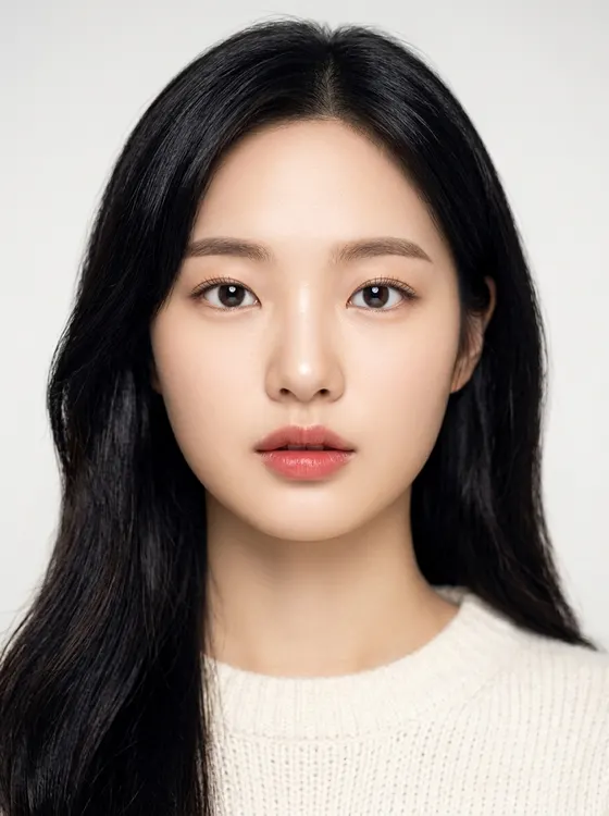가상모델 #1381 얼굴 원본 19