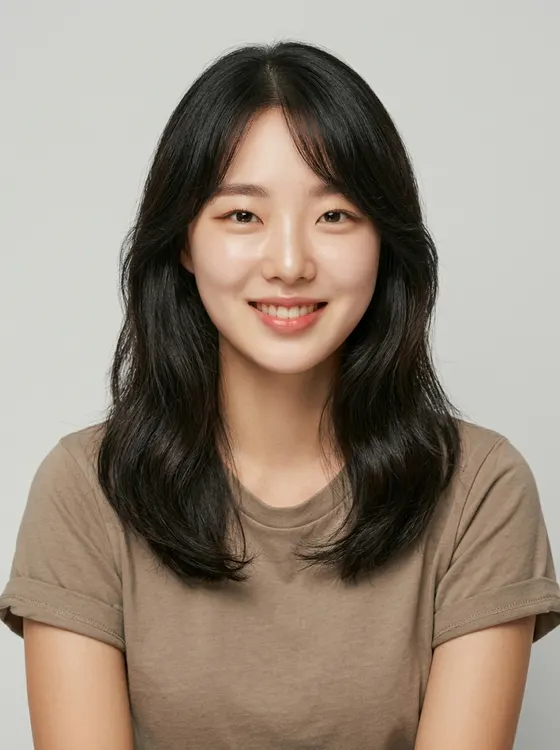 가상모델 #1387 얼굴 원본 2