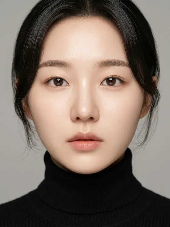 가상모델 #1387 얼굴 원본 12