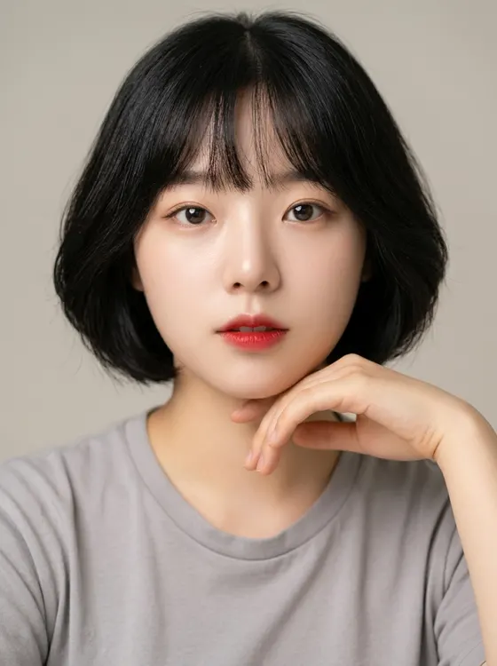 가상모델 #1387 얼굴 원본 16