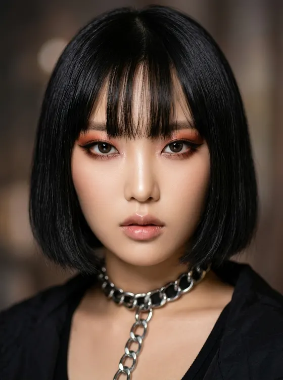 가상모델 #1387 얼굴 원본 19