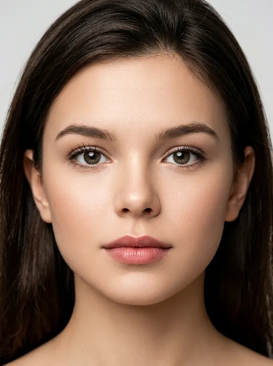 가상모델 #1663 얼굴 원본 24