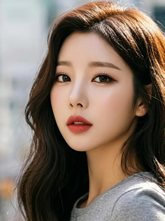 가상모델 #1472 얼굴 원본 9
