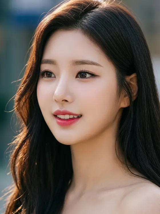가상모델 #1474 얼굴 원본 1