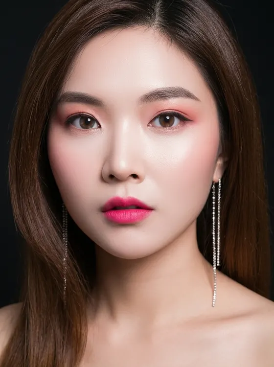 가상모델 #743 얼굴 원본 6