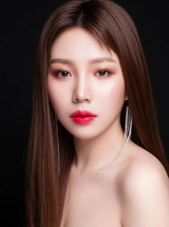 가상모델 #782 얼굴 원본 5