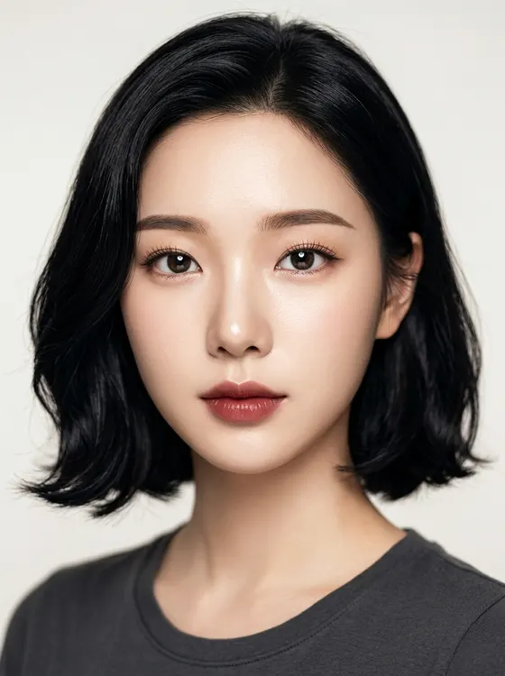 가상모델 #1390 얼굴 원본 4