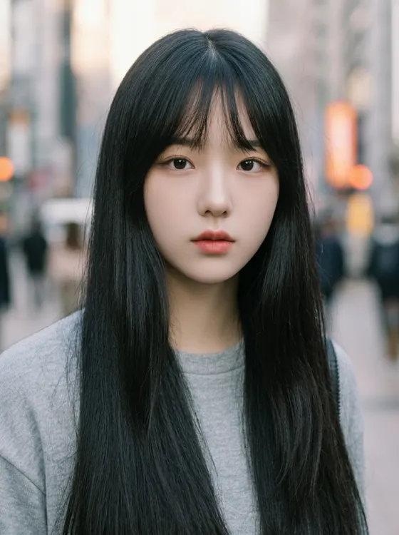 가상모델 #1390 얼굴 원본 10