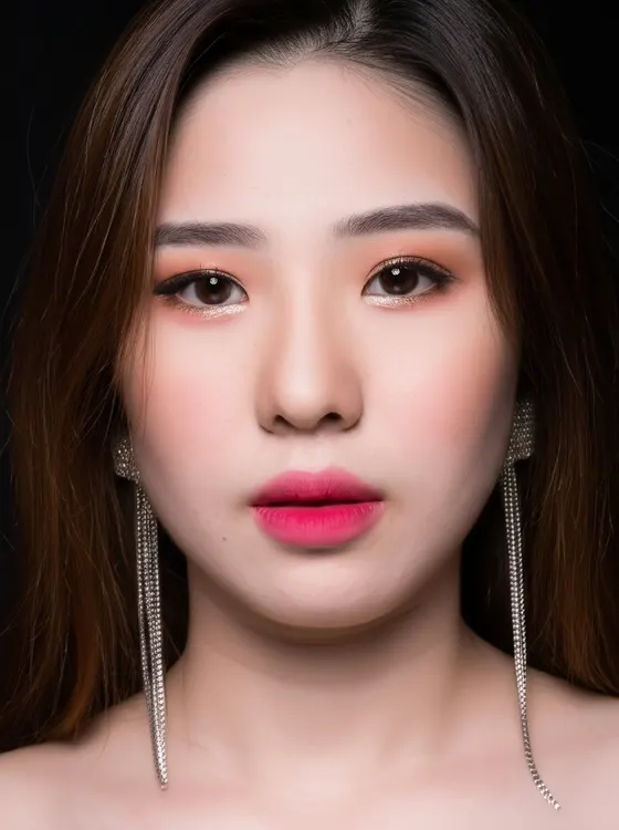 가상모델 #813 얼굴 원본 5