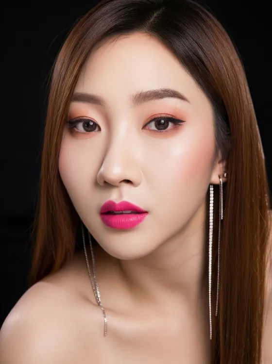 가상모델 #863 얼굴 원본 4