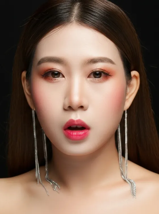 가상모델 #879 얼굴 원본 5