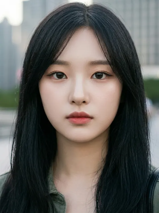 가상모델 #1388 얼굴 원본 16