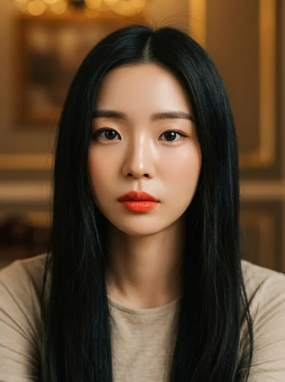 가상모델 #1141 얼굴 원본 7