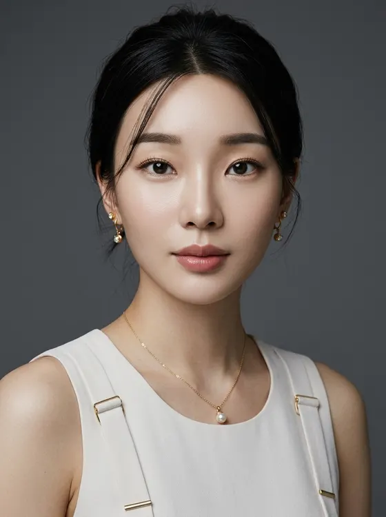 가상모델 #1204 얼굴 원본 16