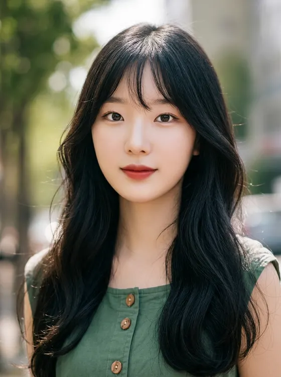 가상모델 #1380 얼굴 원본 7