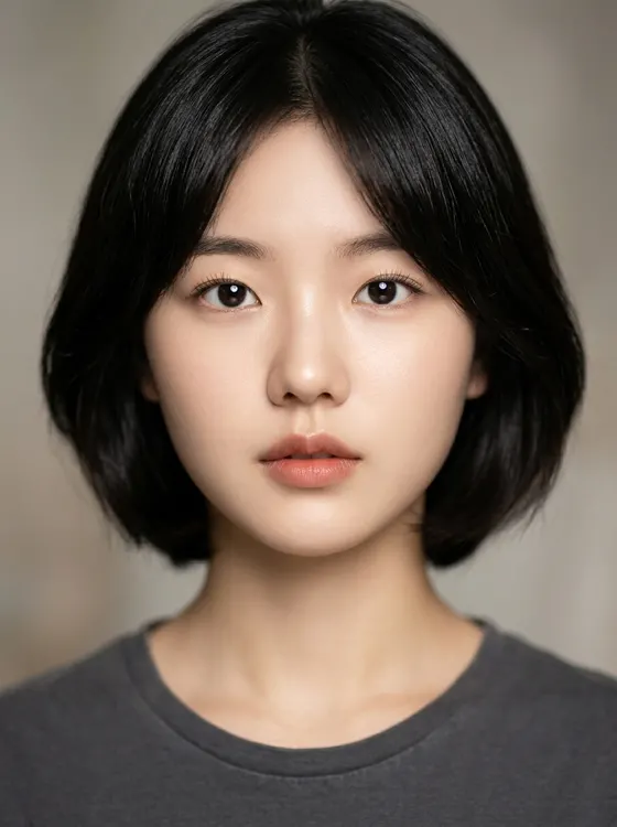 가상모델 #1380 얼굴 원본 12