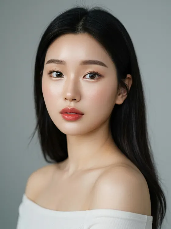 가상모델 #1180 얼굴 원본 6