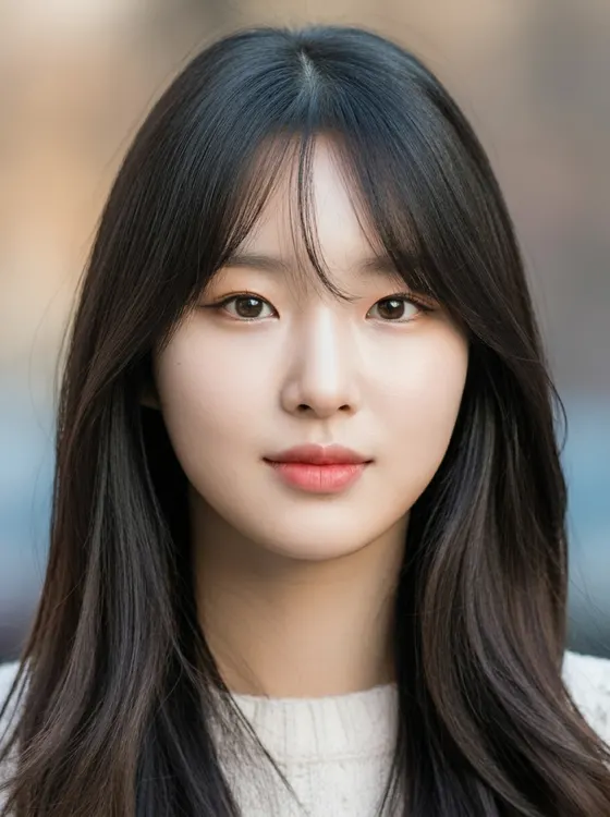 가상모델 #1380 얼굴 원본 16