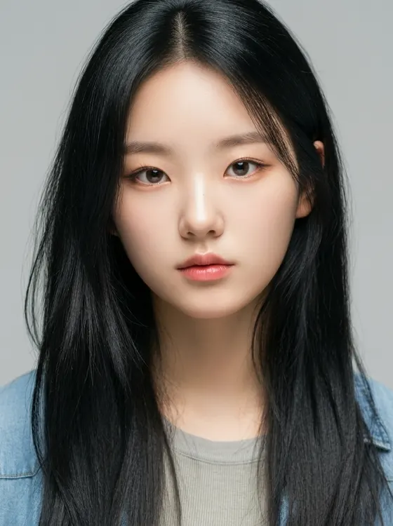 가상모델 #1380 얼굴 원본 19