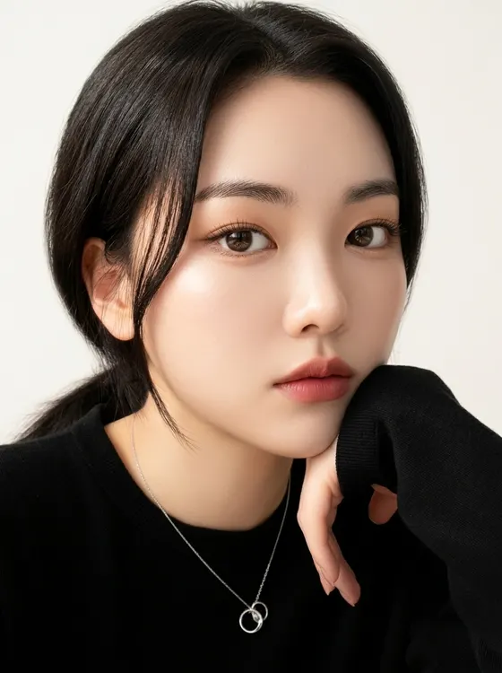가상모델 #1380 얼굴 원본 24