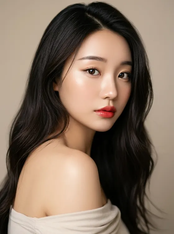 가상모델 #1185 얼굴 원본 5