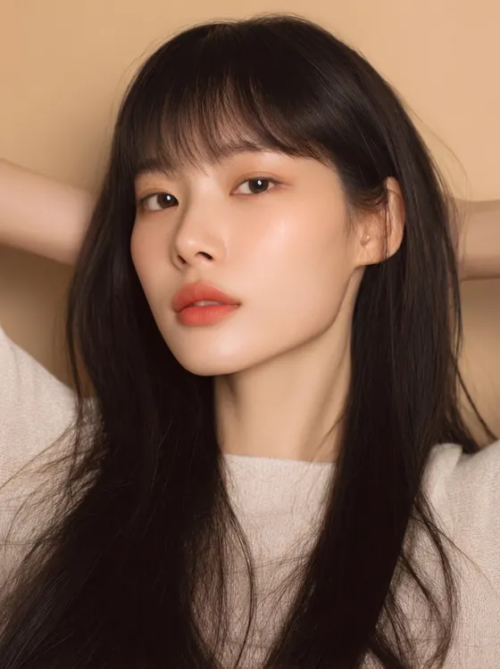 가상모델 #1295 얼굴 원본 2