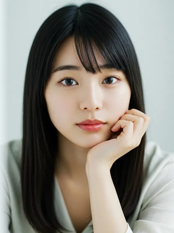가상모델 #1185 얼굴 원본 16