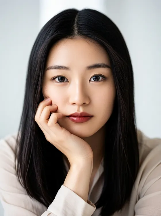 가상모델 #1185 얼굴 원본 21
