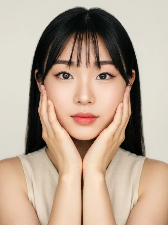 가상모델 #1188 얼굴 원본 9