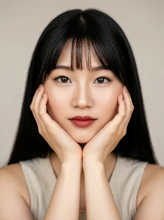 가상모델 #1194 얼굴 원본 11