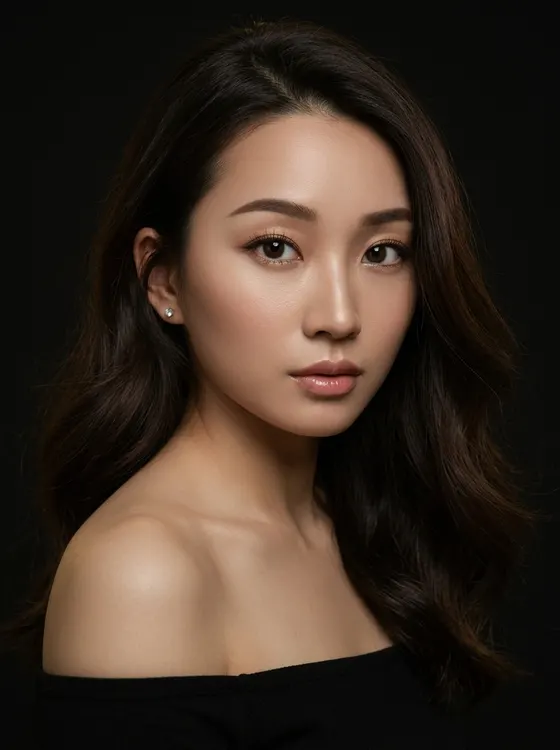 가상모델 #1235 얼굴 원본 6