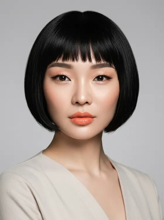 가상모델 #1237 얼굴 원본 5
