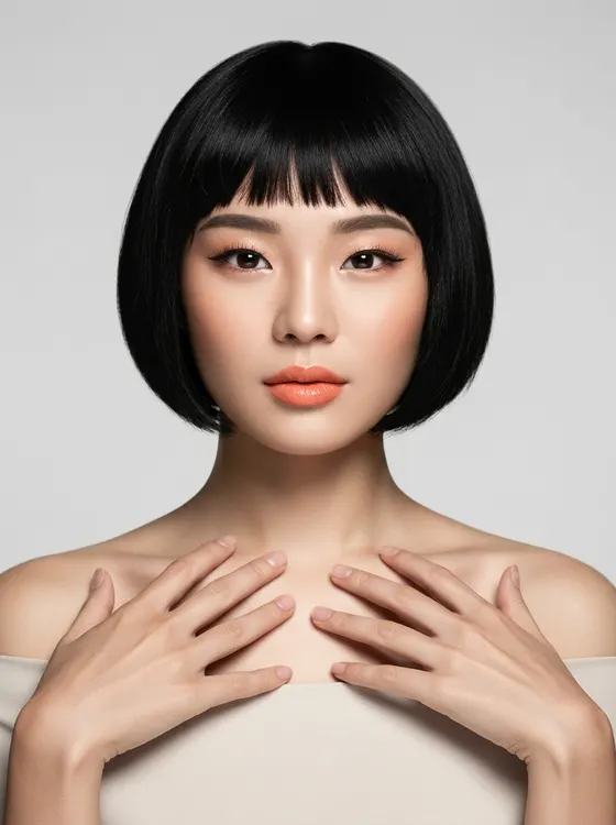 가상모델 #1237 얼굴 원본 6