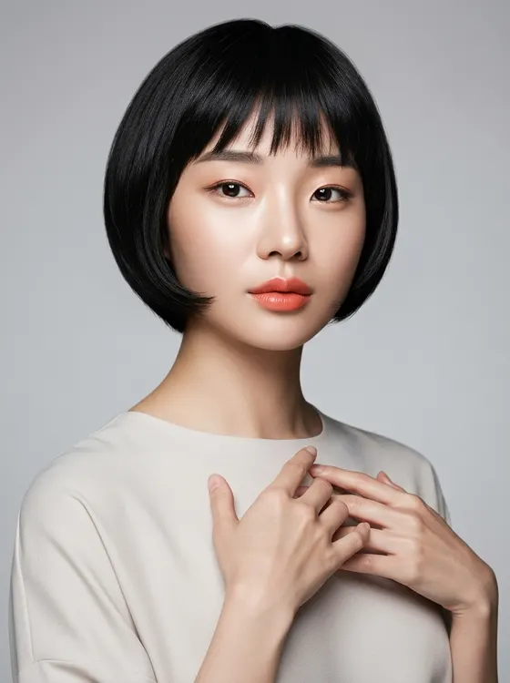 가상모델 #1237 얼굴 원본 7