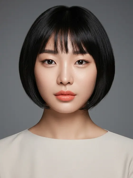 가상모델 #1237 얼굴 원본 8