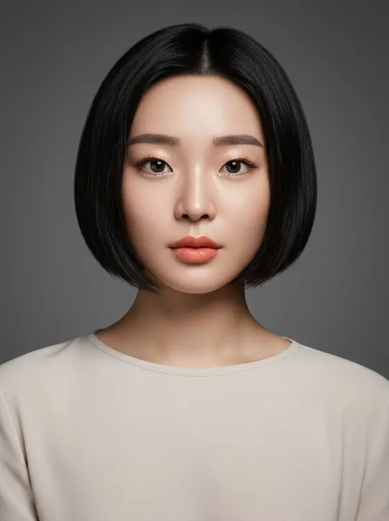 가상모델 #1237 얼굴 원본 10
