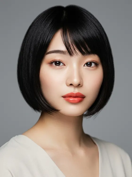가상모델 #1237 얼굴 원본 12