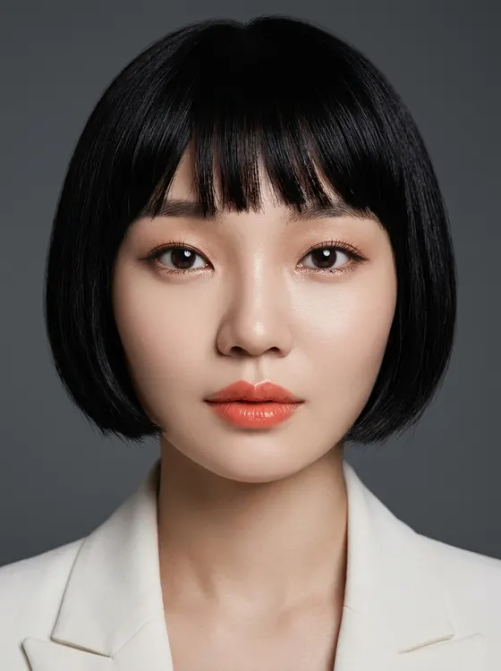 가상모델 #1238 얼굴 원본 4