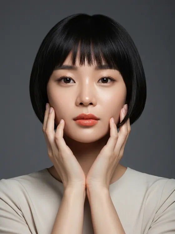 가상모델 #1238 얼굴 원본 23