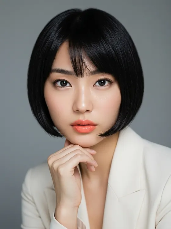 가상모델 #1240 얼굴 원본 2