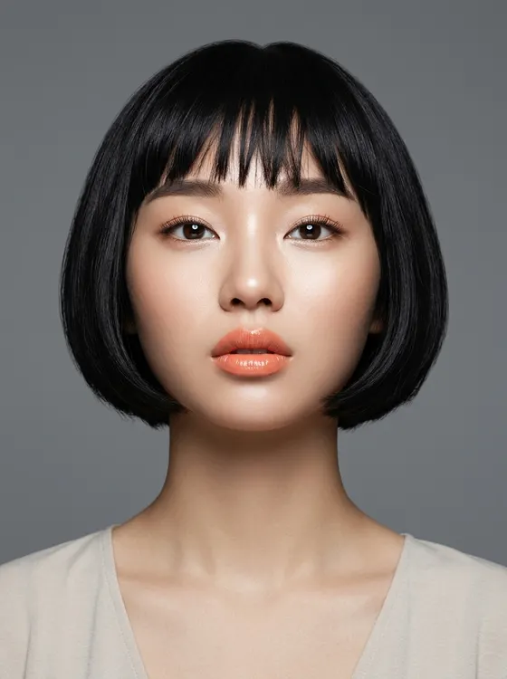 가상모델 #1242 얼굴 원본 8