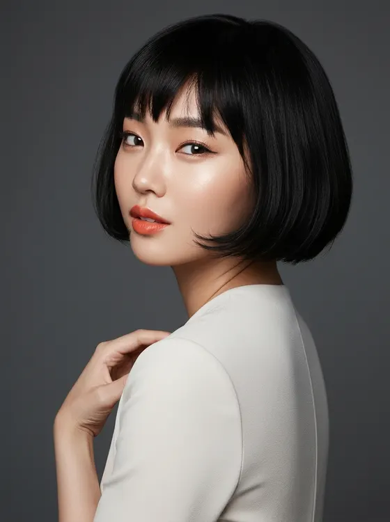 가상모델 #1243 얼굴 원본 24
