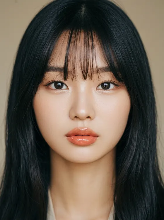 가상모델 #1253 얼굴 원본 12