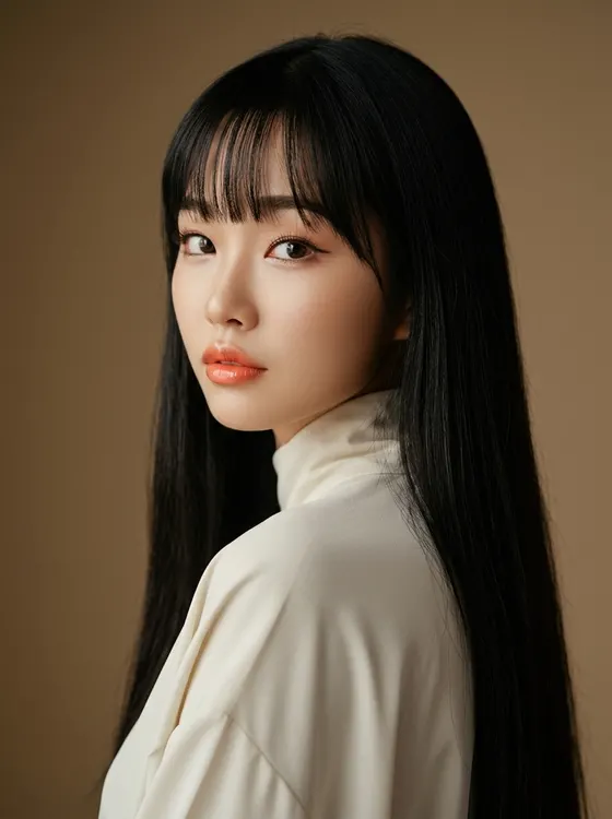 가상모델 #1254 얼굴 원본 4