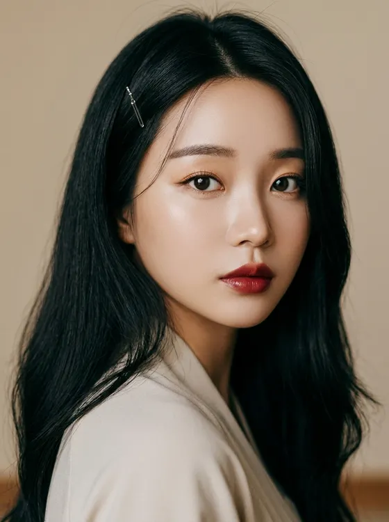 가상모델 #1254 얼굴 원본 8